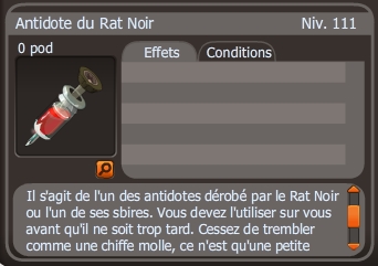 antidote du rat noir