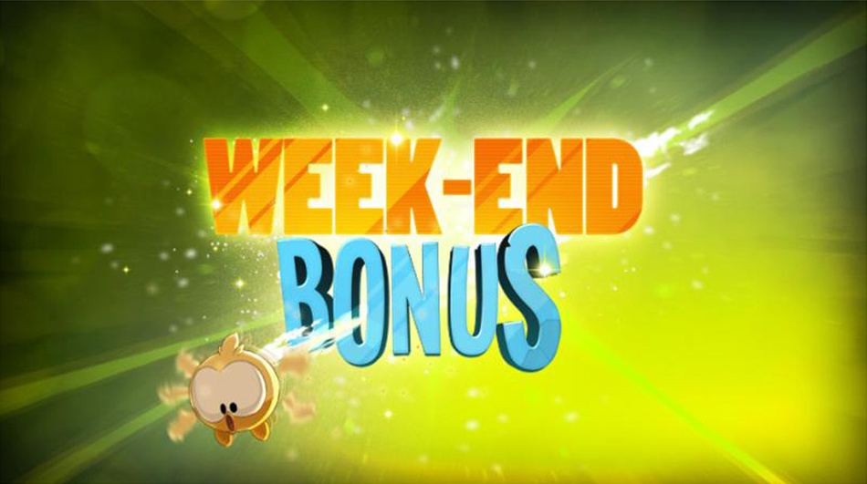 week end bonus xp drop