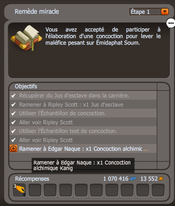 Remede miracle dofus